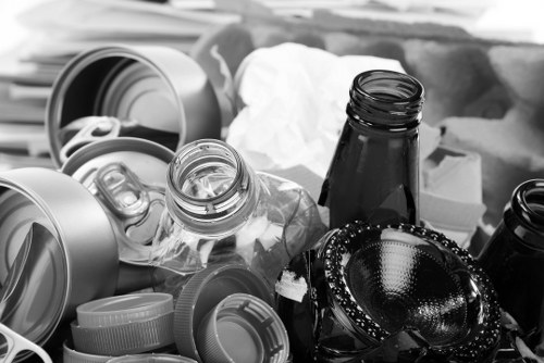 Vans parked outside a Hanwell terraced house ready for garden clearance